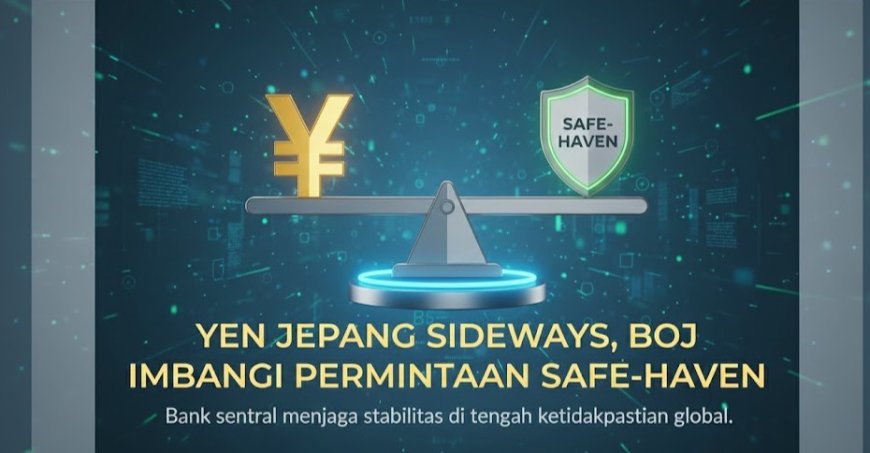 Yen Jepang Sideways, BoJ Imbangi Permintaan Safe-Haven