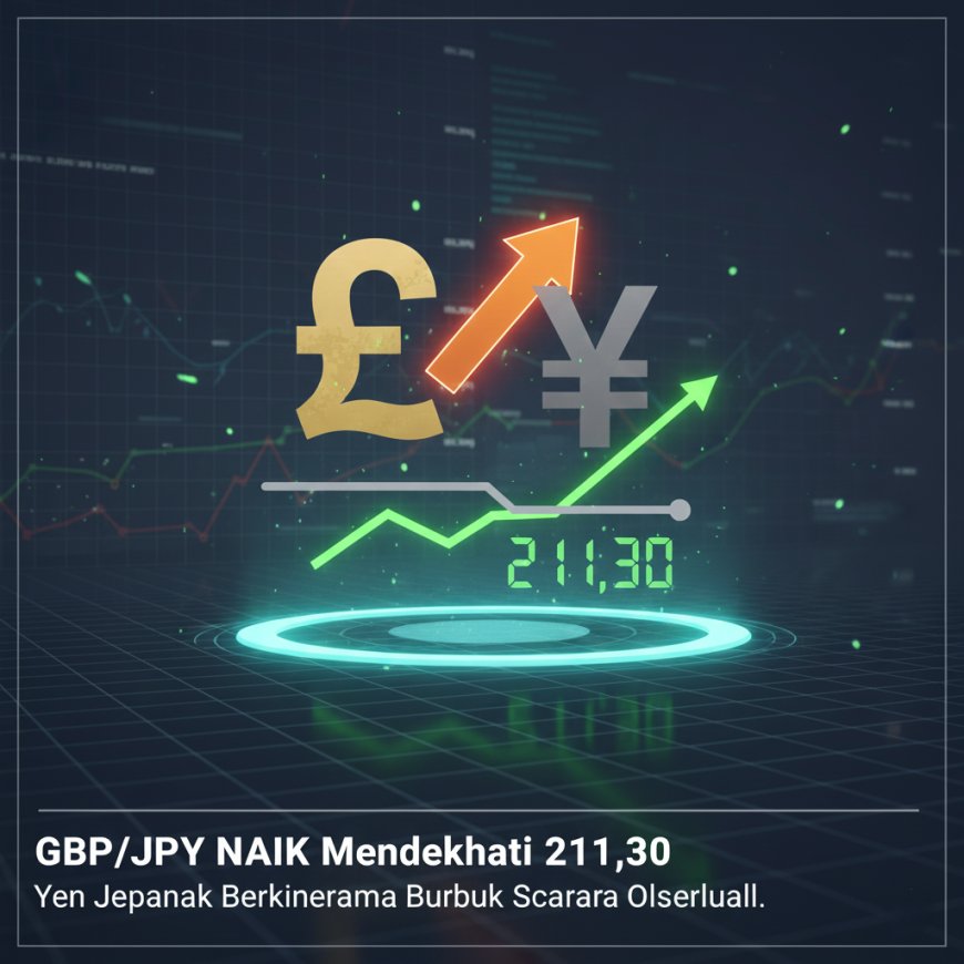 GBP/JPY Menguat di Area 211,30 Seiring Kinerja Yen Jepang yang Lemah