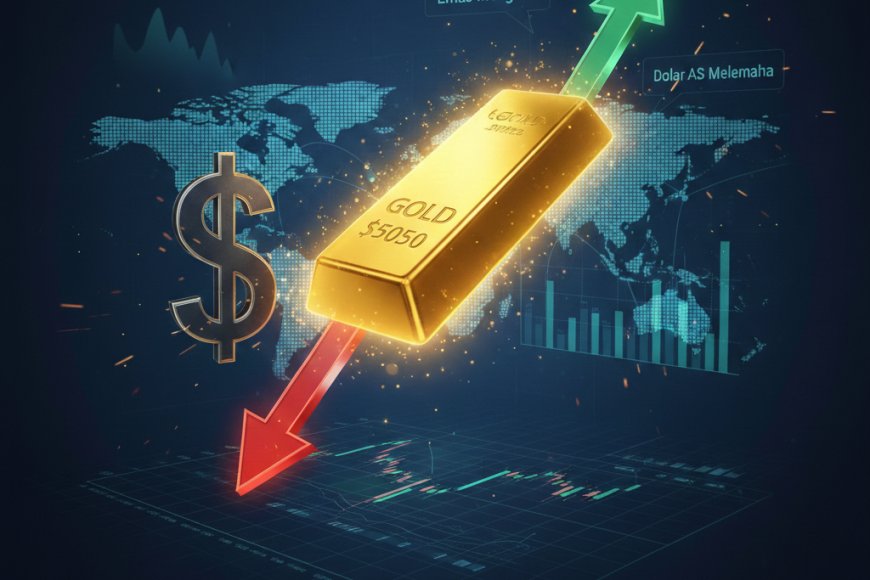 Harga Emas Menguat Mendekati $5.050, Dolar AS Melemah Jelang Data NFP