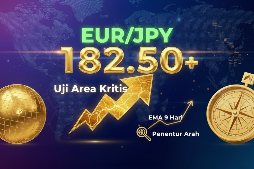 EUR/JPY Uji Area Kritis 182,50, EMA 9 Hari Jadi Penentu Arah