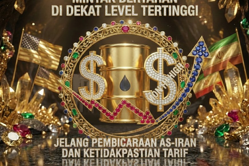 Minyak Bertahan di Dekat Level Tertinggi 7 Bulan Jelang Pembicaraan AS-Iran dan Ketidakpastian Tarif