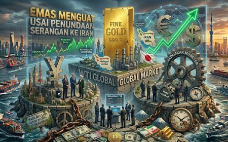 Emas Menguat Usai Penundaan Serangan ke Iran, Namun The Fed Hawkish Tahan Kenaikan