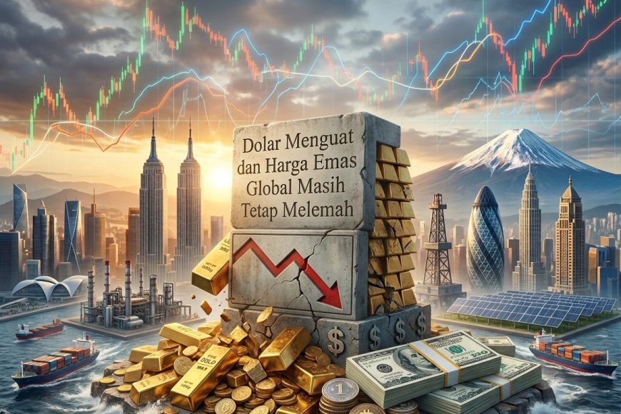 Harga Emas Gagal Bertahan di $4.600, USD Perkasa Berkat The Fed Hawkish