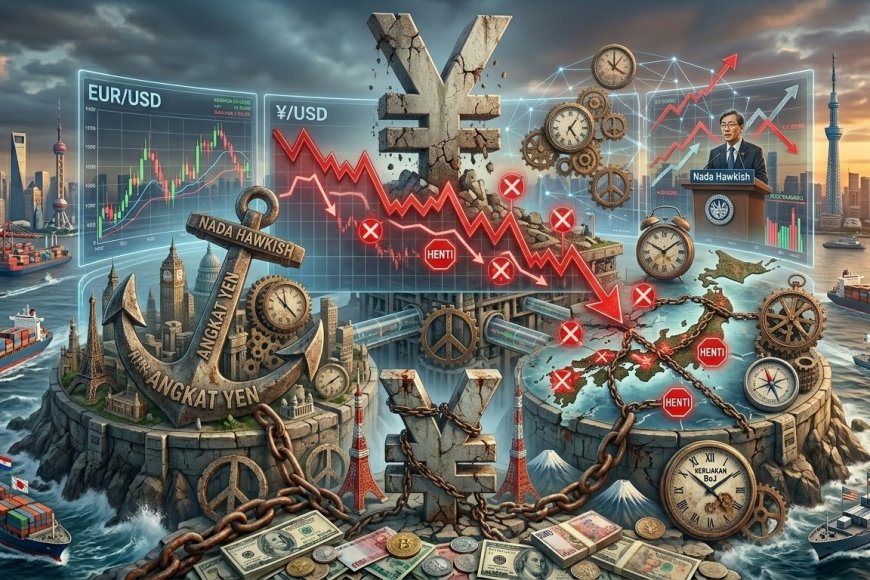 Yen Jepang Dekati Level Terendah Tahun Ini, Tertekan Ketegangan Timur Tengah